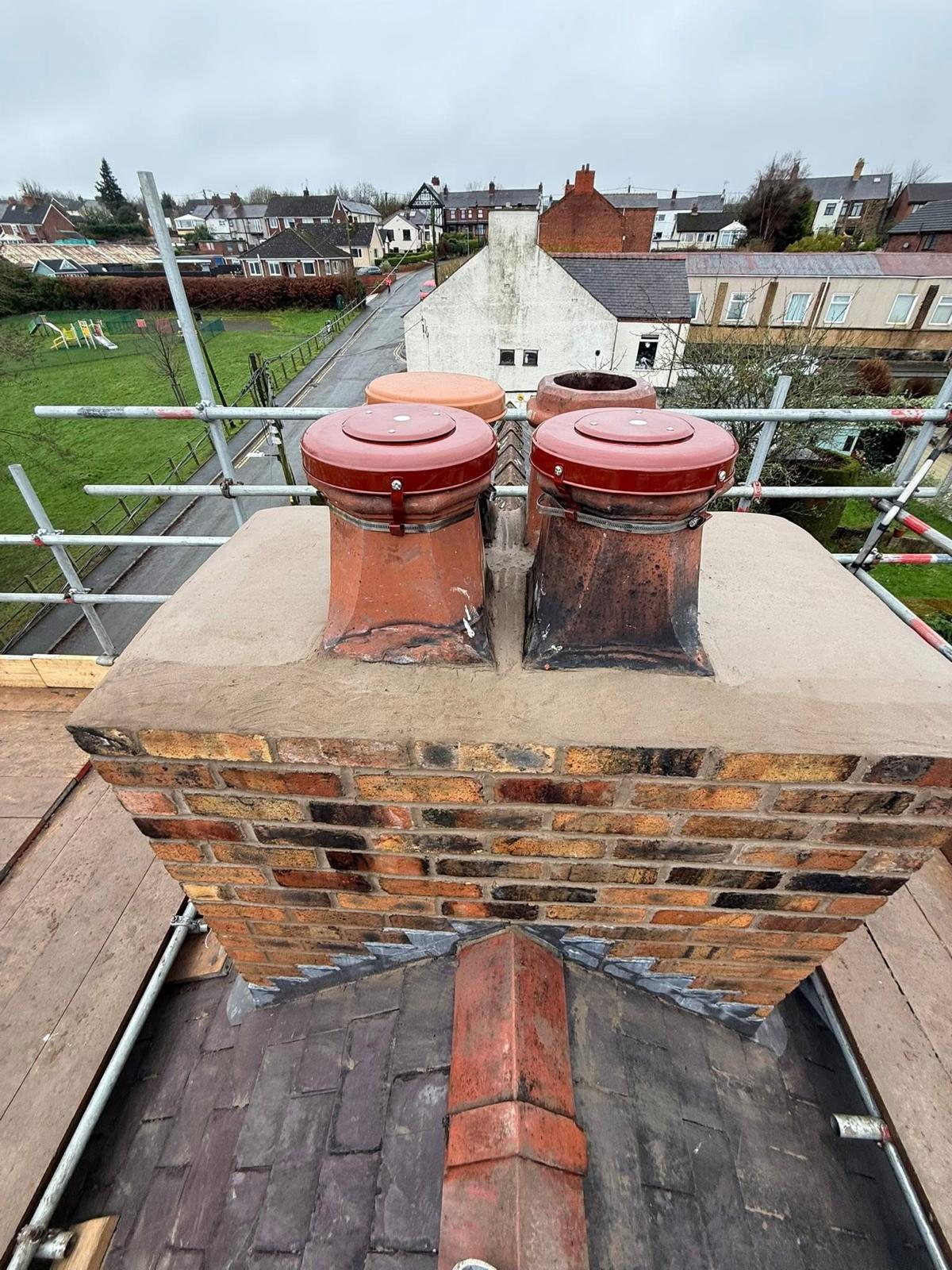 Chimney Rebuild & Cowls